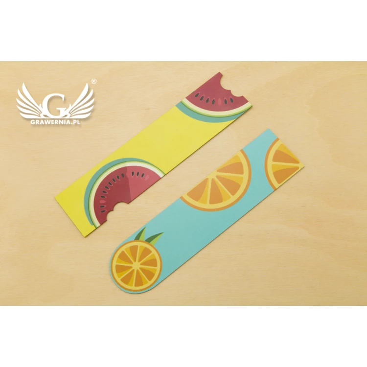 Bookmarks Set of 4 - Fruity - UV Digital Print - ZAK002