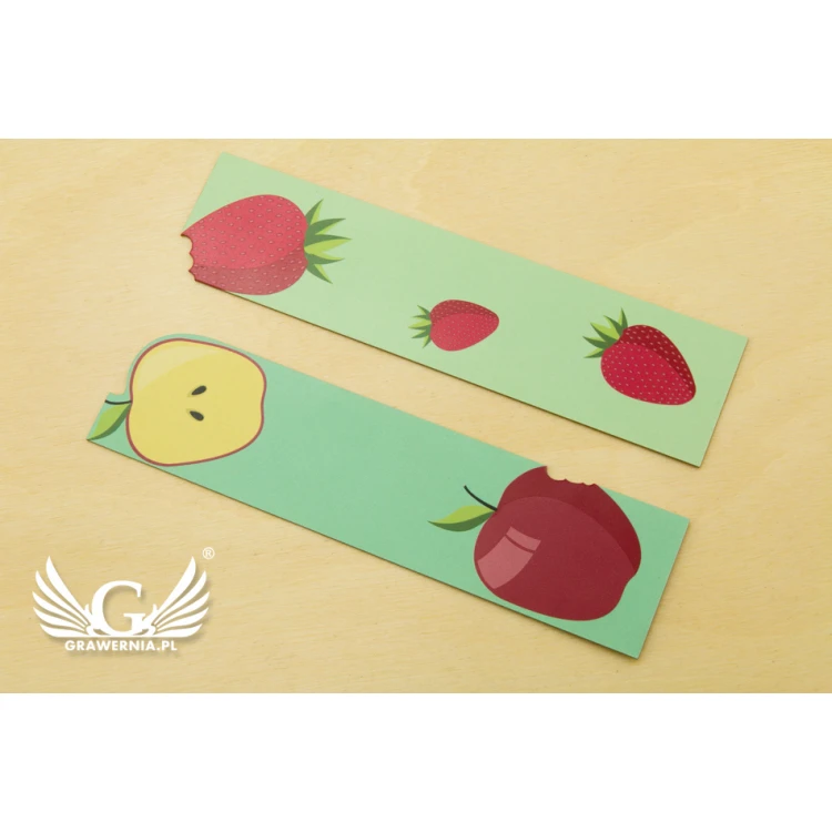 Bookmarks Set of 4 - Fruity - UV Digital Print - ZAK002