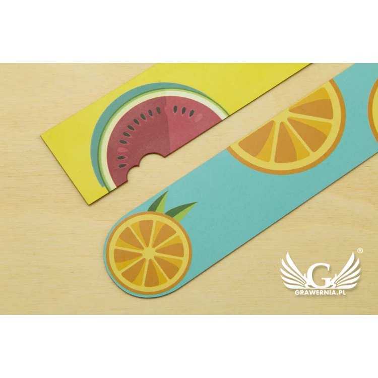 Bookmarks Set of 4 - Fruity - UV Digital Print - ZAK002