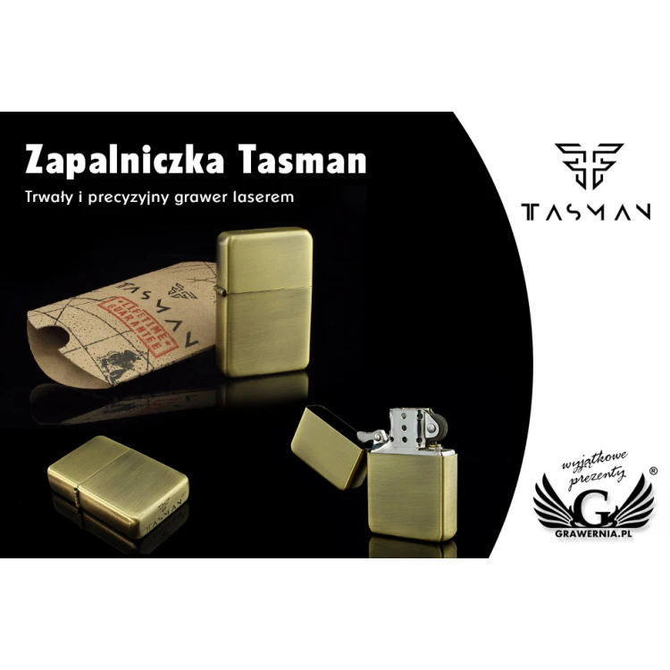 Tasman Brass Sunrise Lighter - TAS001