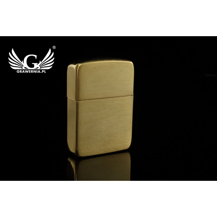 ZIPPO Lighter 1941 Replica Brush Brass Vintaged - ZIP055