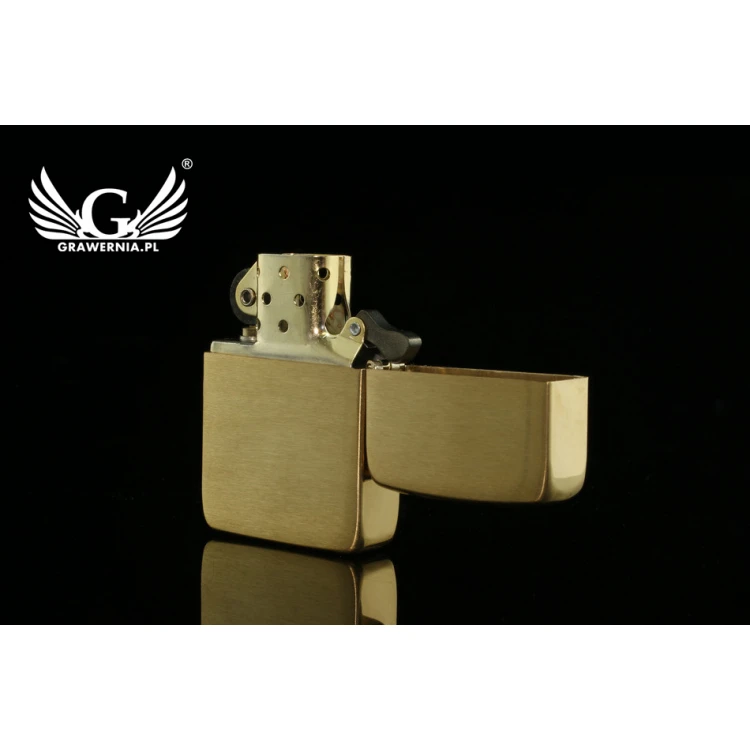 ZIPPO Lighter 1941 Replica Brush Brass Vintaged - ZIP055