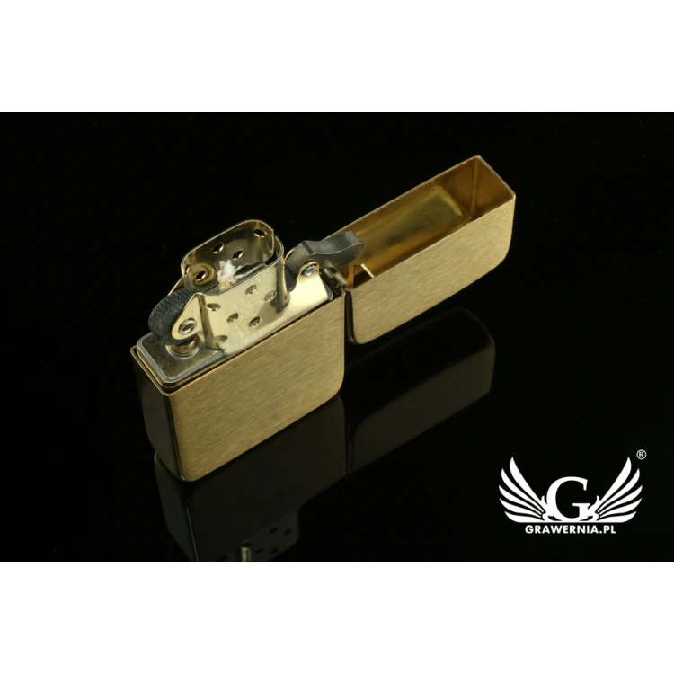 ZIPPO Lighter 1941 Replica Brush Brass Vintaged - ZIP055