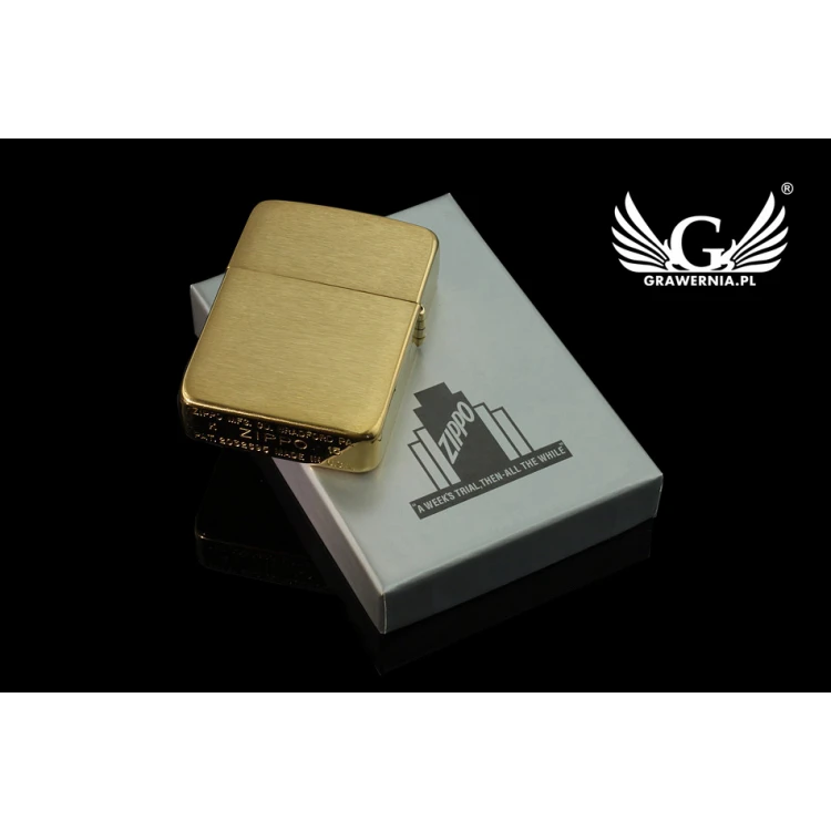ZIPPO Lighter 1941 Replica Brush Brass Vintaged - ZIP055
