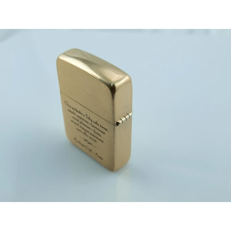 ZIPPO Lighter 1941 Replica Brush Brass Vintaged - ZIP055