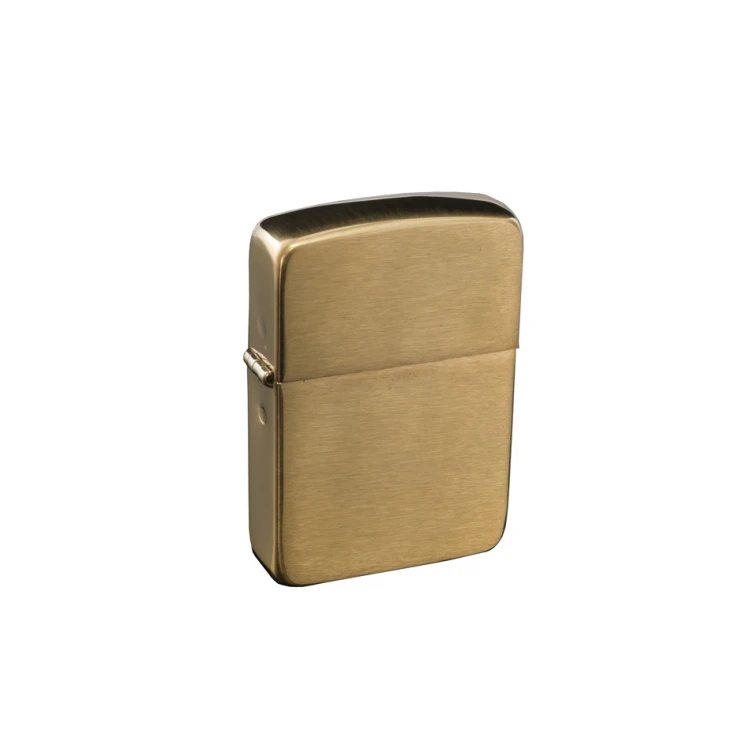 ZIPPO Lighter 1941 Replica Brush Brass Vintaged - ZIP055