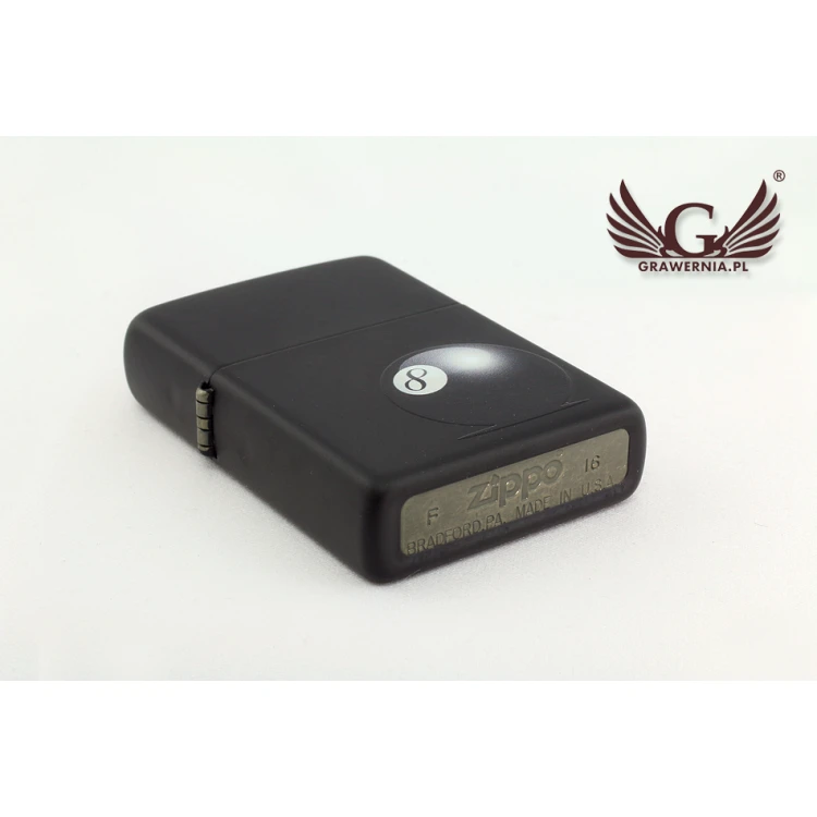 ZIPPO Lighter 8-Ball Black Matte - ZIP034