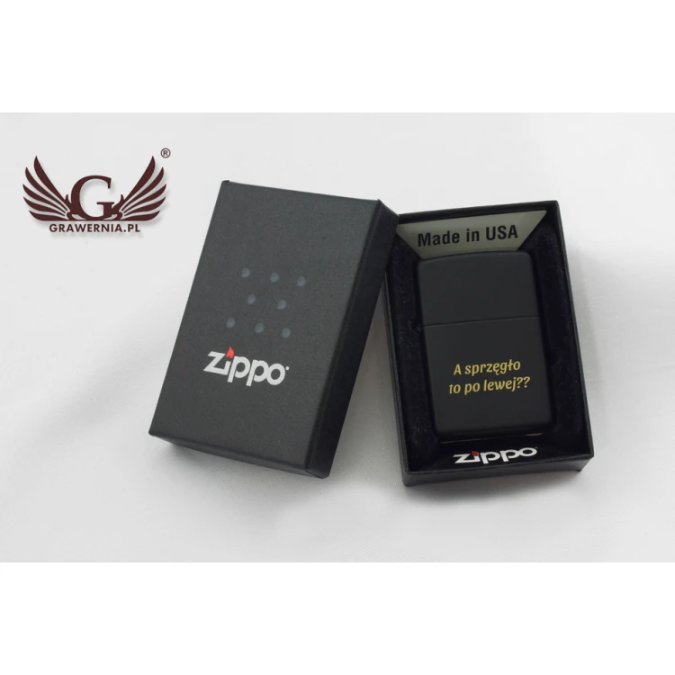 ZIPPO Lighter Black Matte - ZIP030