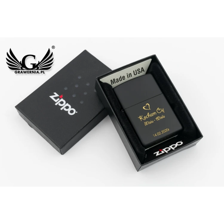ZIPPO Lighter Black Matte - ZIP030