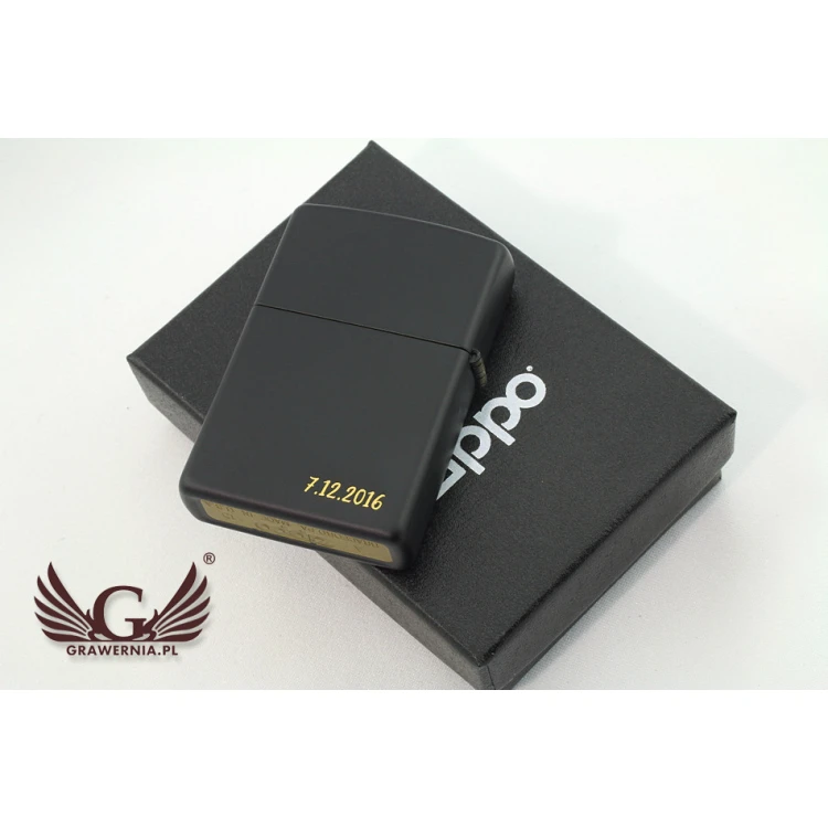 ZIPPO Lighter Black Matte - ZIP030