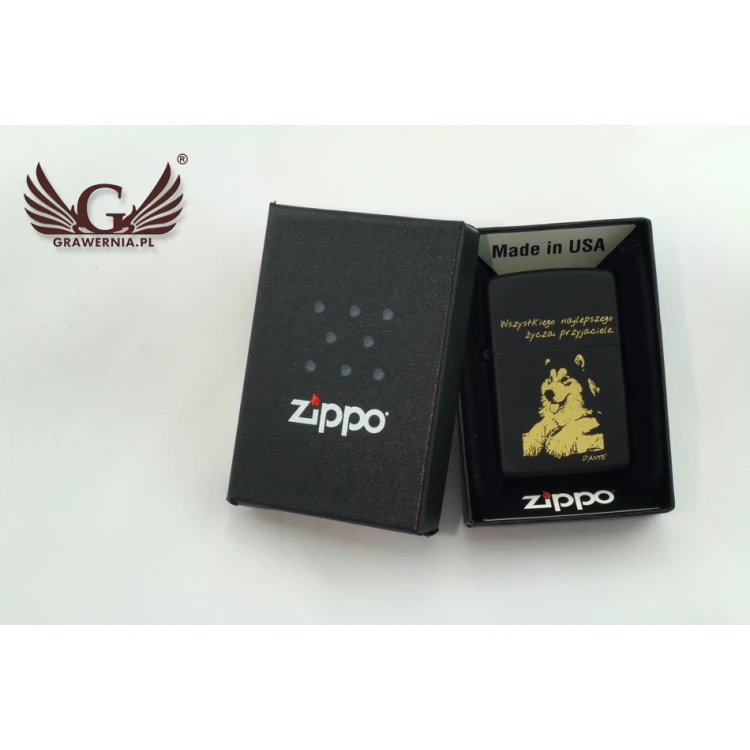 ZIPPO Lighter Black Matte - ZIP030