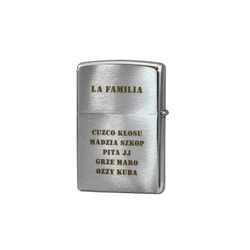 ZIPPO Lighter Brushed Chrome - ZIP052