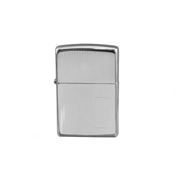 ZIPPO Lighter Engine Turned High Polish Chrome - ZIP013