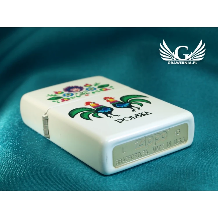 ZIPPO Folklore White Matte Lighter - ZIP006