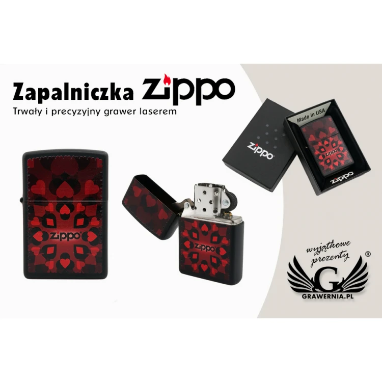 ZIPPO Lighter Heart Spade - ZIP043