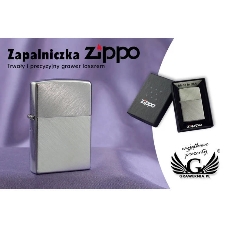 ZIPPO Lighter Herringbone Sweep - ZIP036