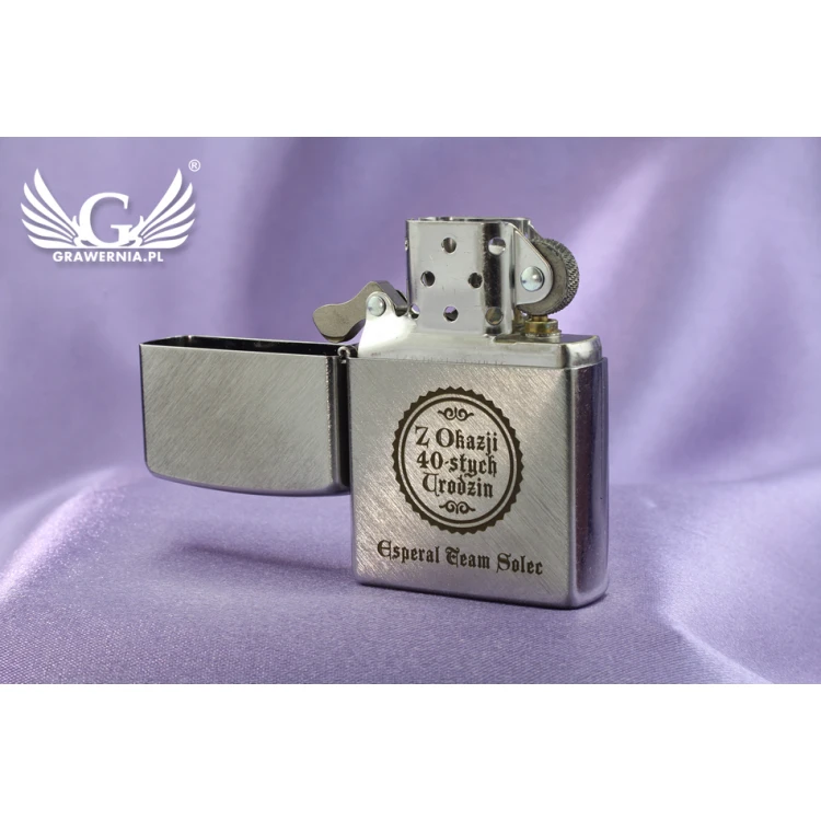 ZIPPO Lighter Herringbone Sweep - ZIP036