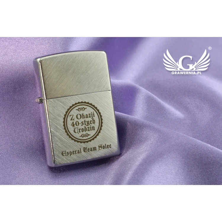 ZIPPO Lighter Herringbone Sweep - ZIP036