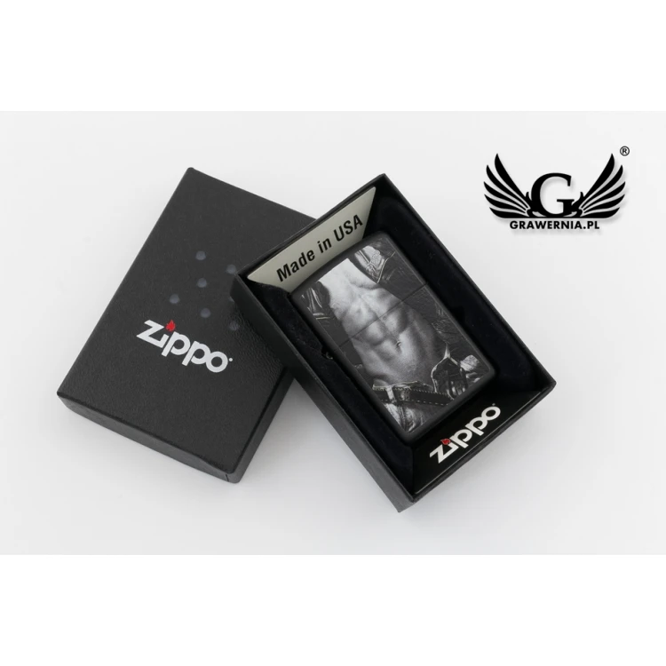 ZIPPO Lighter Man Black Matte - ZIP040