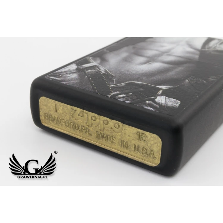 ZIPPO Lighter Man Black Matte - ZIP040