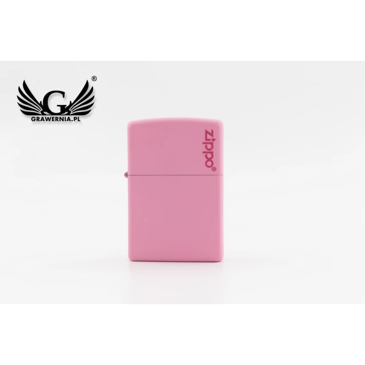 ZIPPO Lighter Pink Matte Zippo Logo - ZIP005