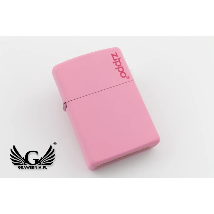 ZIPPO Lighter Pink Matte Zippo Logo - ZIP005
