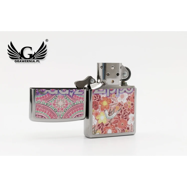ZIPPO Rosebird High Polish Chrome Lighter - ZIP044
