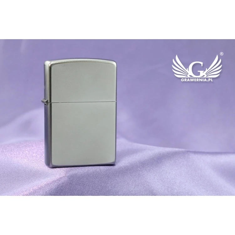Zippo Lighter Satin Chrome - ZIP024