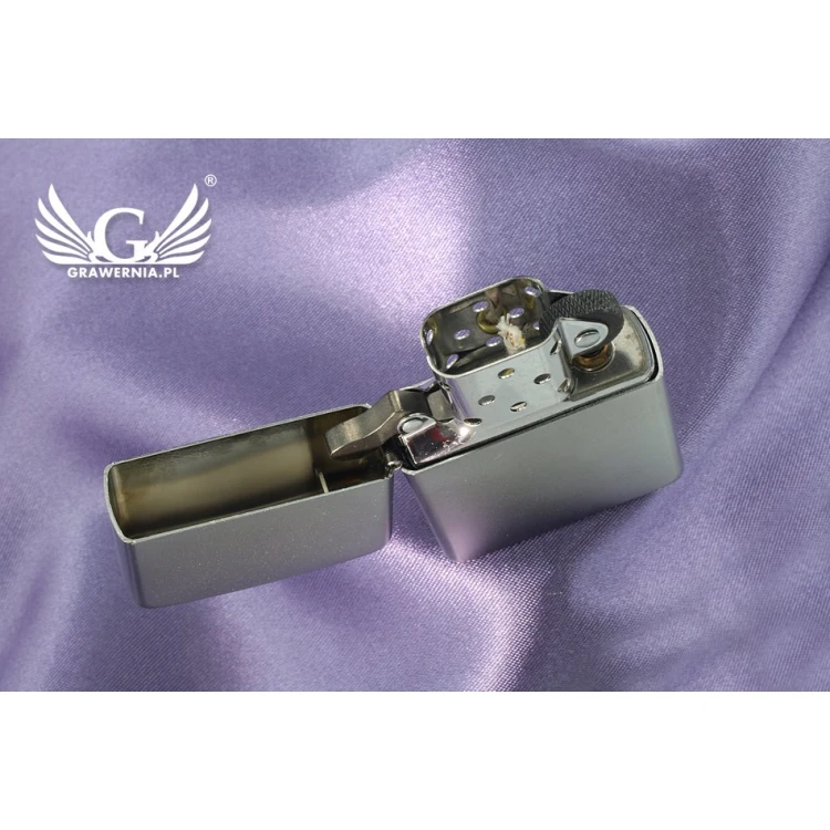 Zippo Lighter Satin Chrome - ZIP024