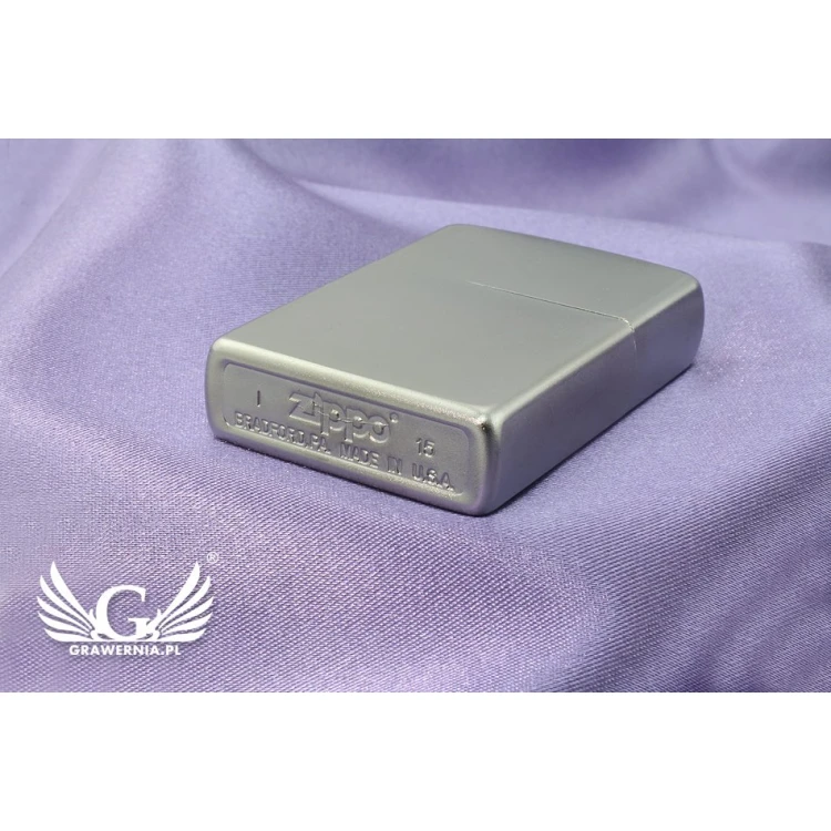 Zippo Lighter Satin Chrome - ZIP024
