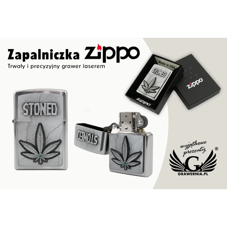 ZIPPO Lighter Stoned - ZIP045