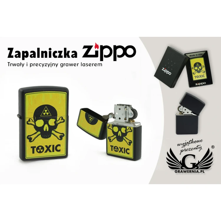 ZIPPO Lighter Toxic Black - ZIP026