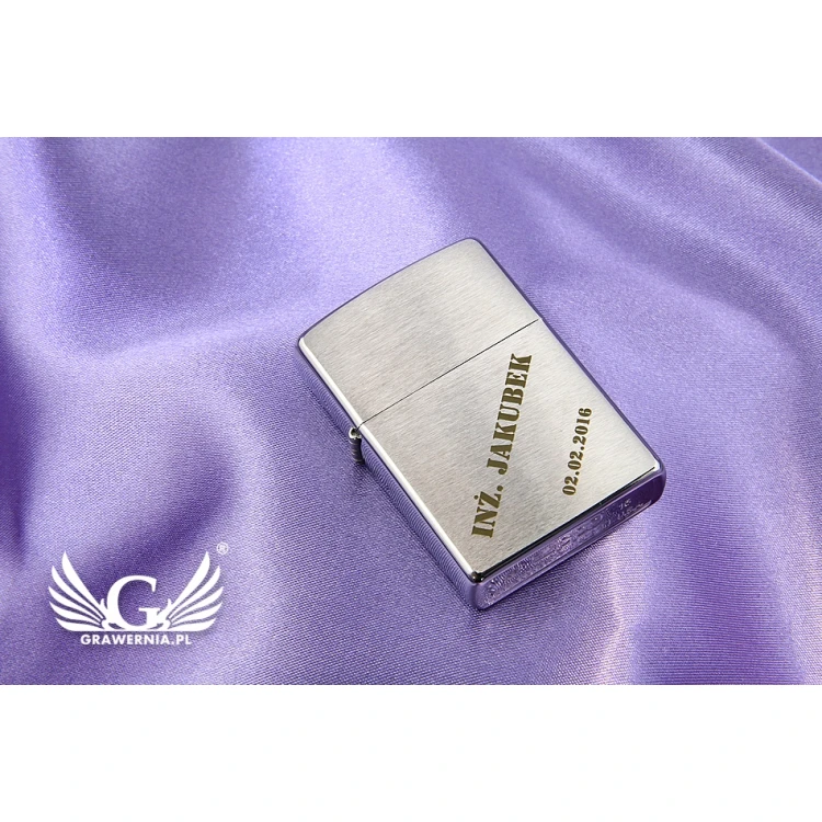 ZIPPO Lighter Brushed Chrome - ZIP052