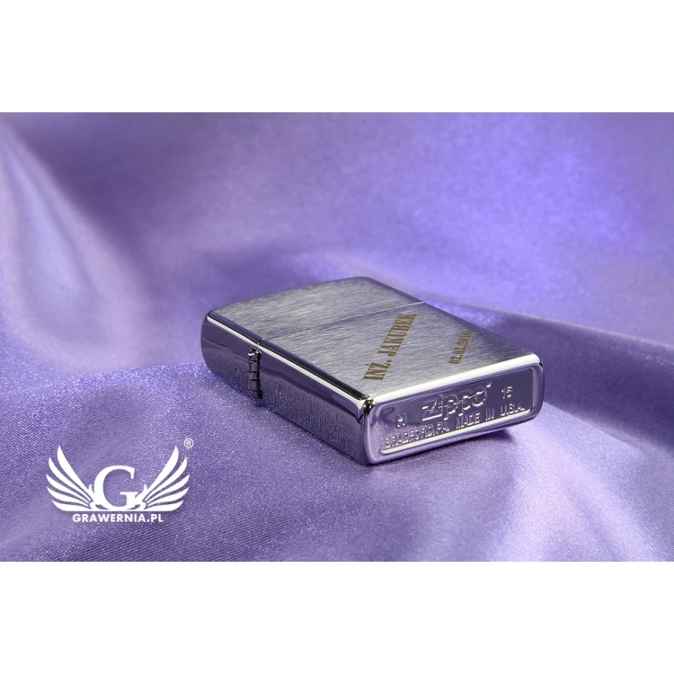 ZIPPO Lighter Brushed Chrome - ZIP052