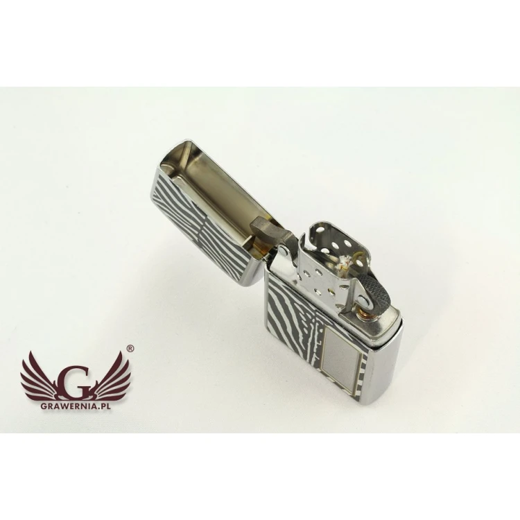 Zippo Zebra High Polish Chrome Lighter - ZIP015