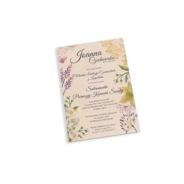 Wooden Communion Invitations - UV Digital Print - INV059
