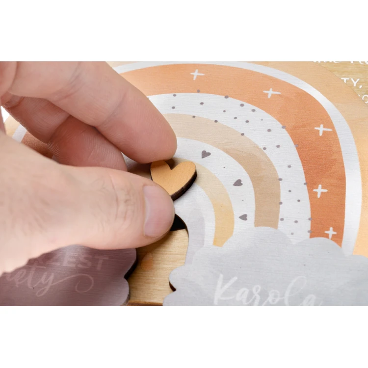 Holy Baptism Wooden Invitations - UV Print - ZAP078