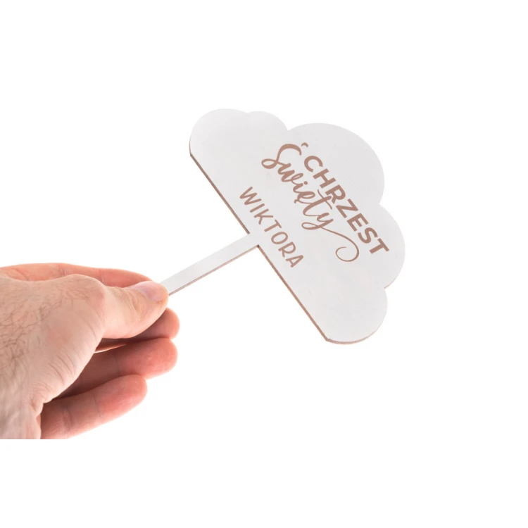 Holy Baptism Wooden Invitations - UV Print - ZAP083