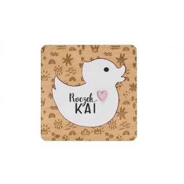 Wooden Birthday Invitations - Engraving and UV Print - ZAP080