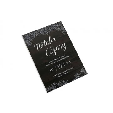 Wooden Wedding Invitations - UV Digital Print - INV019