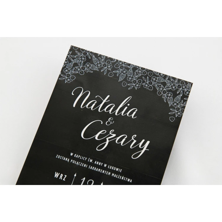 Wooden Wedding Invitations - UV Digital Print - INV019
