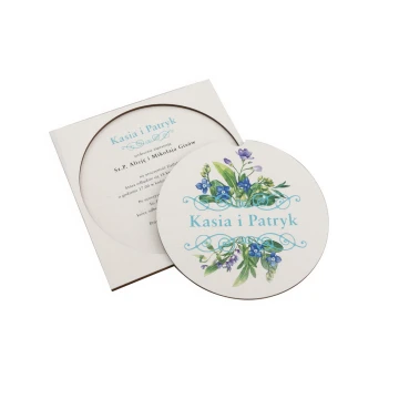 Wooden Wedding Invitations - UV Digital Print - INV045
