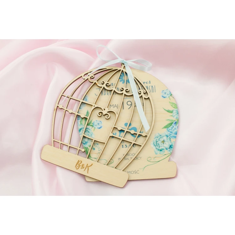 Wooden Wedding Invitations - Forever Together - UV Digital Print - ZAP028