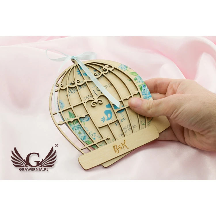 Wooden Wedding Invitations - Forever Together - UV Digital Print - ZAP028