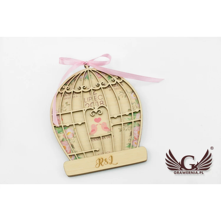 Wooden Wedding Invitations - Forever Together - UV Digital Print - ZAP032