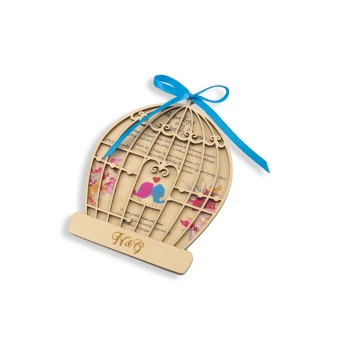 Wooden Wedding Invitations - Forever Together - UV Digital Print - INV029