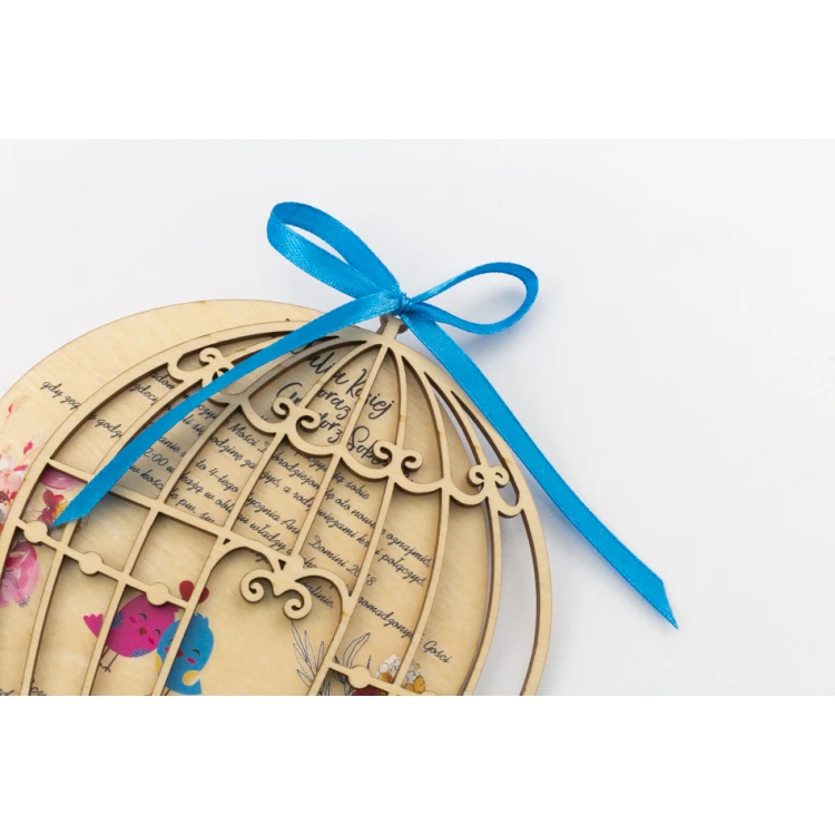 Wooden Wedding Invitations - Forever Together - UV Digital Print - INV029