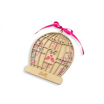 Wooden Wedding Invitations - Forever Together - UV Digital Print - INV031