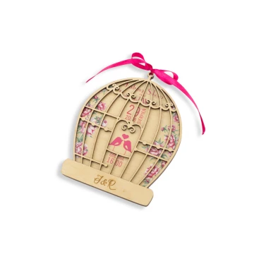 Wooden Wedding Invitations - Forever Together - UV Digital Print - INV031