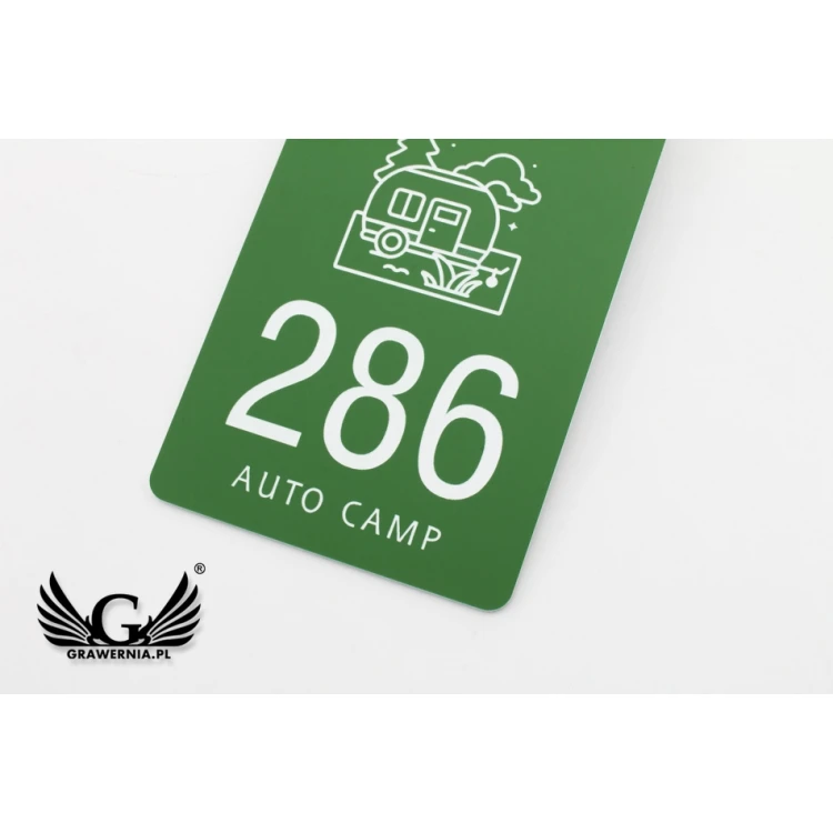 Camping Hang Tags, Tent Field - Dimensions: 80x120mm - CAMP2